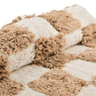 Checkerboard Taupe Bath Rug
