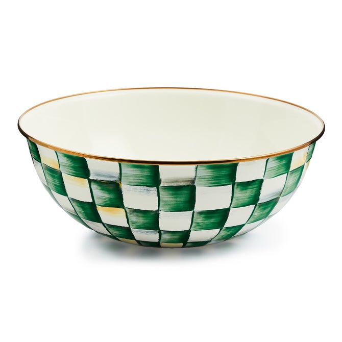Emerald Check Extra Large Everyday Bowl 30cm
