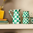 Emerald Check Practical Pitcher (Medium, 18cm 1.7 litres)