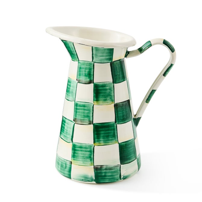 Emerald Check Practical Pitcher (Medium, 18cm 1.7 litres)