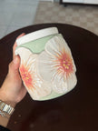 Pastel Wildflower Floral Storage Jar (Green)
