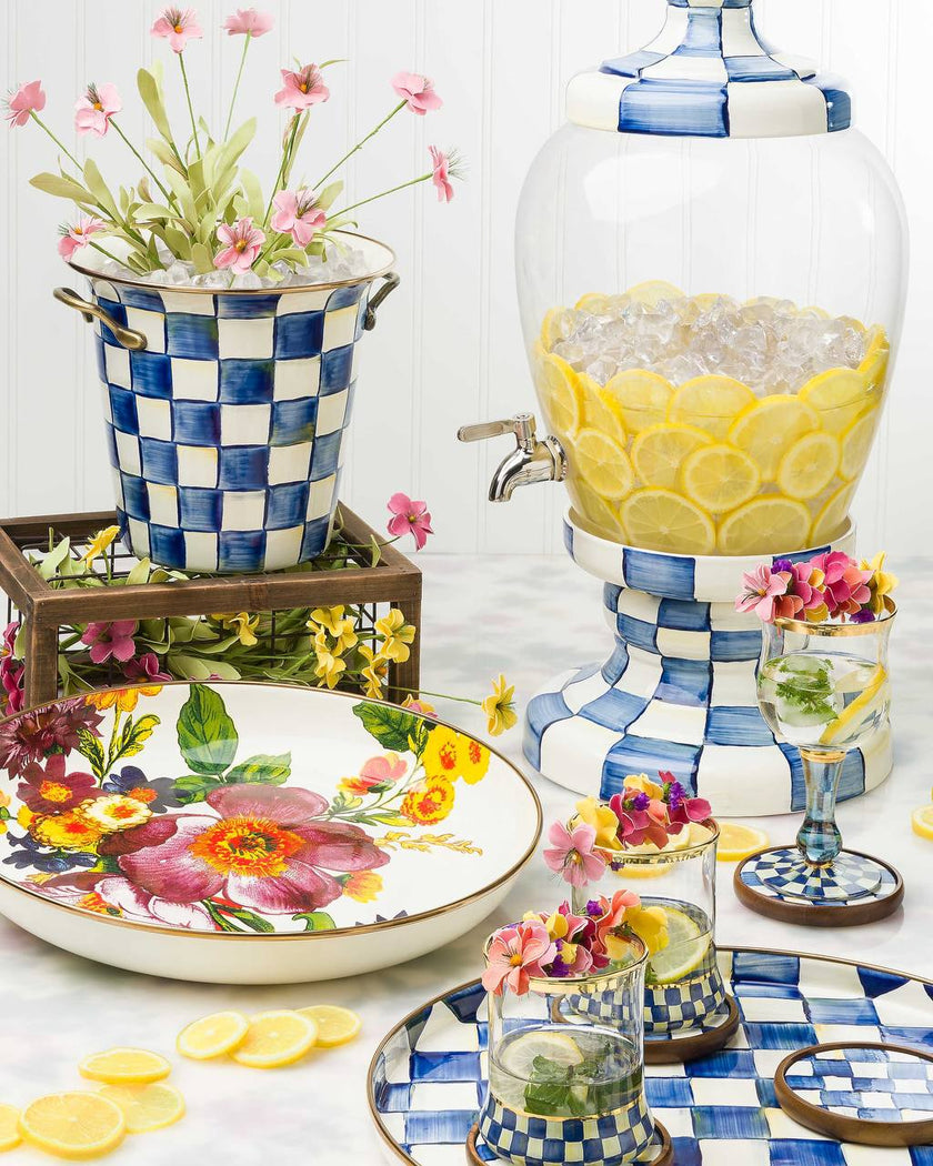 Royal Check Beverage Hostess