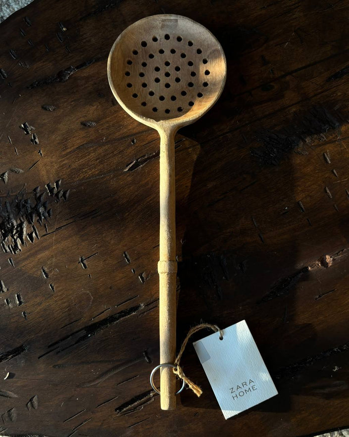[imperfect] Wooden Drainer Spatula