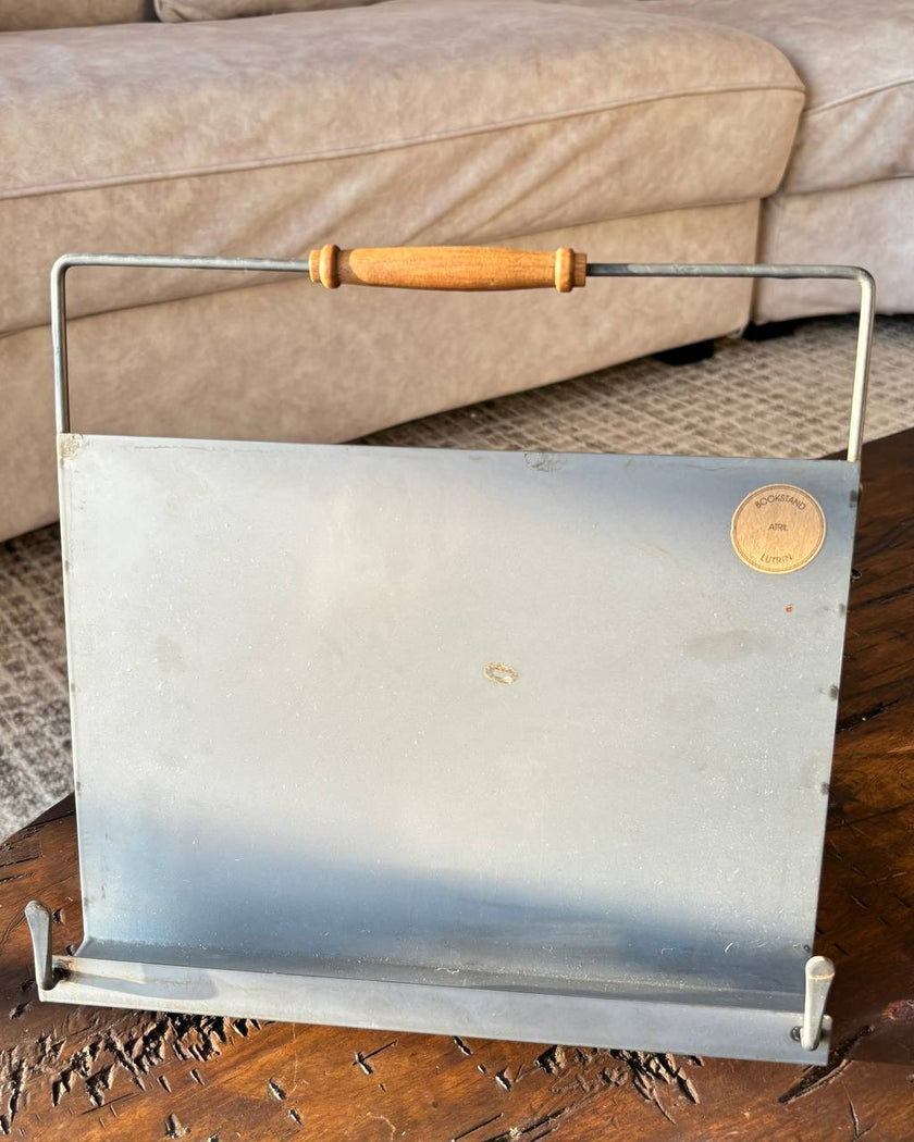 [imperfect]  Wood and Iron Recipe Book/Tablet Stand