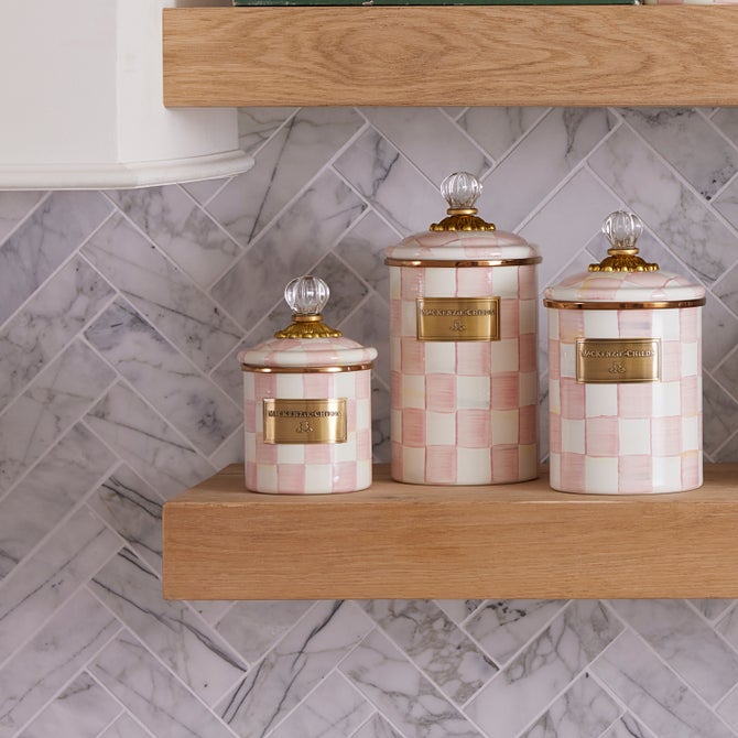 Rosy Check Canisters