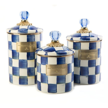 Royal Check Canisters