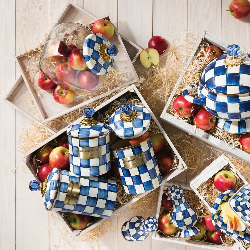 Royal Check Canisters