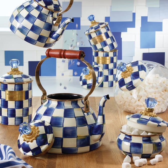 Royal Check Canisters