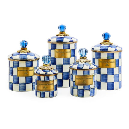 Royal Check Canisters