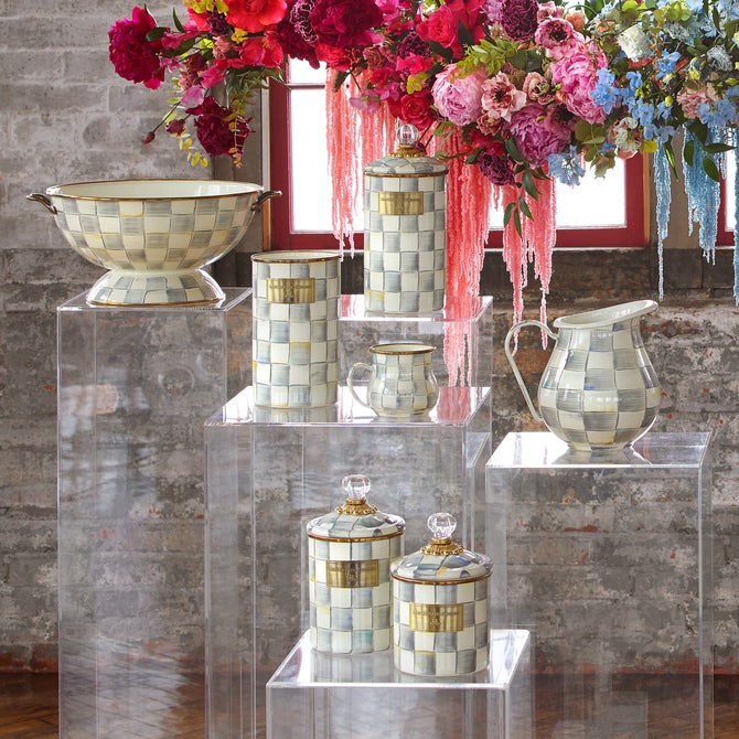 Sterling Check Canisters