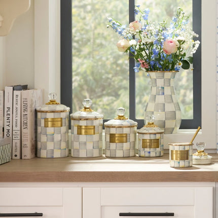 Sterling Check Canisters