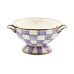 Violet Check Colander