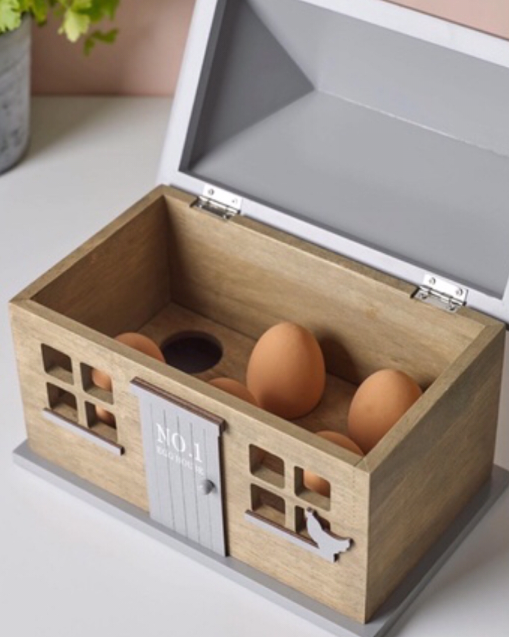 Wooden Egg House (6 Eggs) - Héas